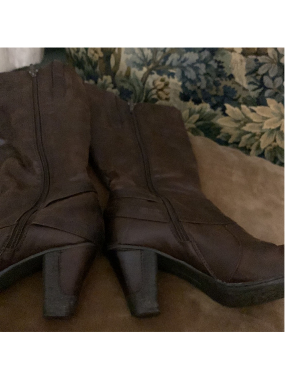 Brown Roberto vianni heeled boots size 10m - Picture 4 of 8